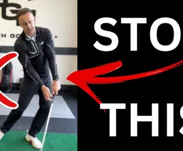THIS WILL STOP YOUR SWAYING IN THE GOLF SWING!