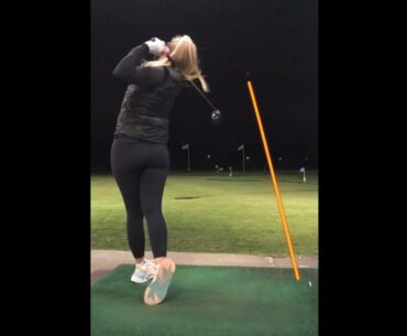 Night sessions   ❤️❤️   #golf #shorts #golfgirl      | GOLF#SHORT