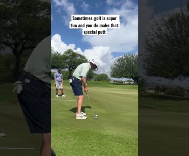 Golf can be fun at times | how to make a putt in golf