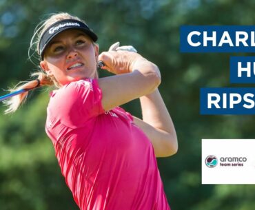 Charley Hull RIPS it!