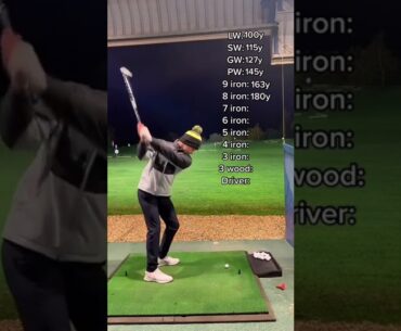 new club yardages. #golf  #shorts #golftiktok