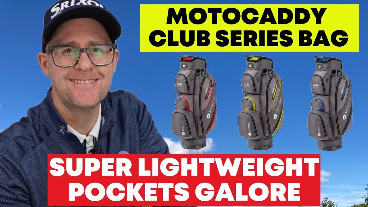 Motocaddy Club Series Golf Bag – Super Lightweight – Great Value Motocaddy Club Series Golf Bag - Super Lightweight - Great Value