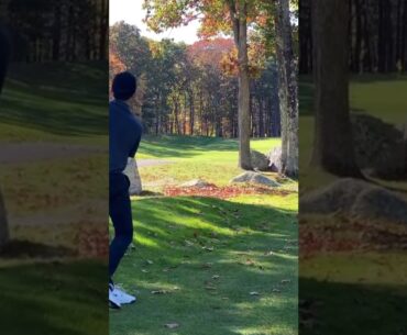 154 yards semi-blocked out #golf  #shorts #golftiktok