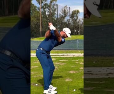 Dustin Johnson Slow Motion Wedge Swing #shorts #golf #trending #viral
