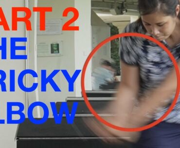 PART 2 Position of Right Arm in Downswing- Golf with Michele Low
