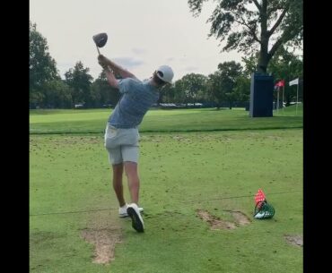 How to swing to play 64 (-8)?  Cole Hammer golf swing motivation  #shorts, #golfshorts, #subforgolf