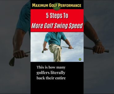 How to add golf swing speed. #golf #golfswing