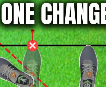 I'VE CHANGED HOW I STAND TO THE GOLF BALL AND THE DIFFERENCE IS HUGE!