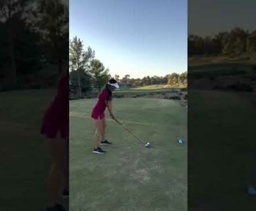 Maiya Tanaka on Hole 18 of The Grand GC 💣 #shorts