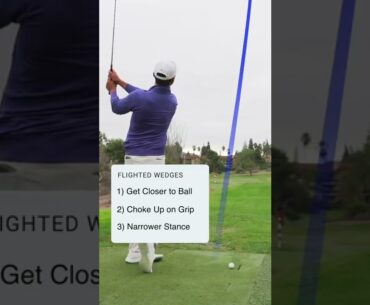 How to Hit Flighted Wedges!