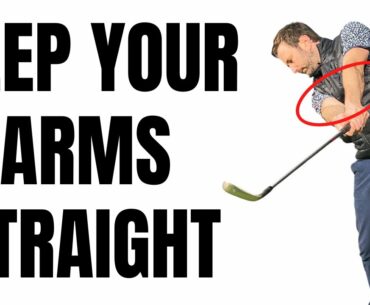 This Drill Keeps Your Arms Straight in the Golf Swing