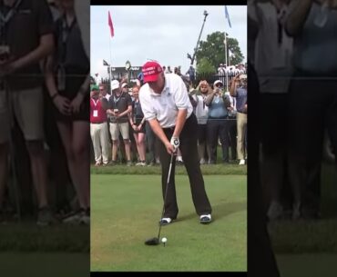 DONALD TRUMP tees off at LIV GOLF!