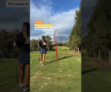 How Good is this BEGINNER GOLFER! Welcome Mia