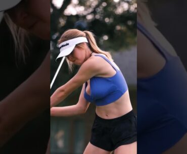 Grace Charis golf swing