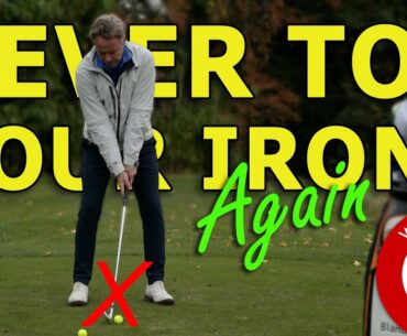 Never TOP your IRONS again with this simple golf drill