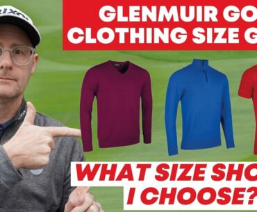 Glenmuir Clothing Size Guide