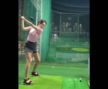 드라이버샷~ #허은지프로💋 | GOLF VN
