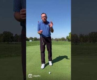 Should You Hit Up or Down on Putter? #shorts #golfshort #youtubegolf #golf