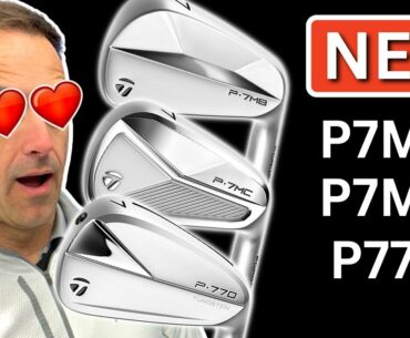 NEW TaylorMade P7MB P7MC & P770 Irons