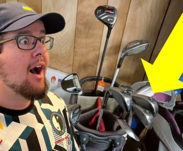 PAWN SHOP HAD THESE EXTINCT GOLF CLUBS!!!