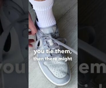STOP YOUR JORDAN 1 LOW GOLF SHOES FROM SLIPPING AT THE HEEL WITH THIS LACES HACK!