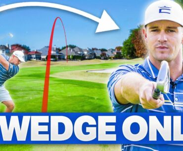 Can The Two Longest Hitters Break Par With Only a Pitching Wedge?