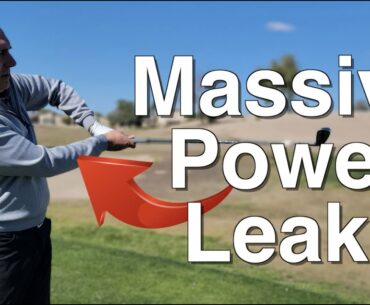 This is Why Your Golf Swing Lacks Distance (Chicken Wing Swing Fix)