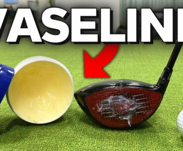 Golf MythBusters: Vaseline On Golf Clubs... Farther & Straighter??