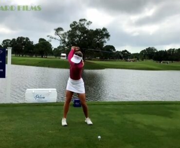 Pernilla Lindberg Golf Swing 2022 Pelican Women's Championship LPGA Tournament Florida Final Round