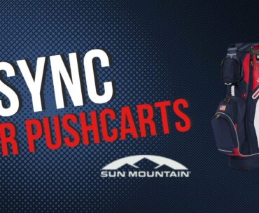 Sync Golf Bag Designed For Pushcarts by Sun Mountain Sports