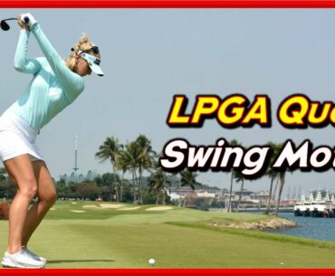 LPGA Leader "Jessica Korda" Powerful Swing & Beautiful 4D Slow Motion