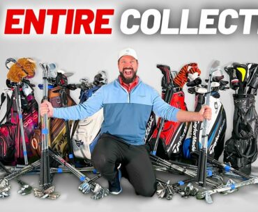 Take a look at Peter Finch's ENTIRE GOLF CLUB COLLECTION!