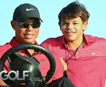 Charlie Woods moved back to age-appropriate tees for PNC Championship | Golf Central | Golf Channel