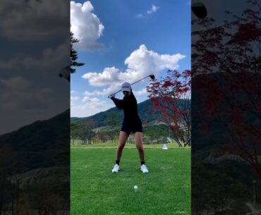 드라이버 정면샷❄ ⭕️ #golf  #골프  | GOLF VN #shorts