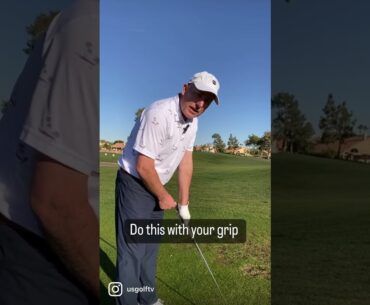Fix Your Golf Slice with This Simple Grip Change #shorts #golfshort #youtubegolf #golf