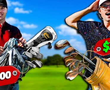 Pro Golfer Plays With $300 Clubs Vs. Scratch Golfer With $3000 Clubs