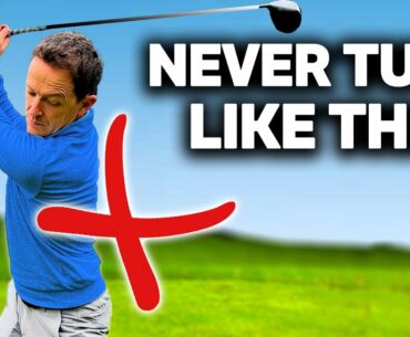 Don't Turn Your Shoulders for a Driver Golf Swing
