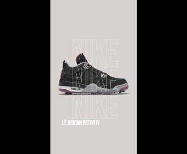 NIKE LE Jordan Retro IV Golf Shoes