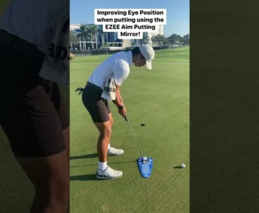 Perfect Practice with Ezee Aim!  #shorts #golf #golfinstruction #golftips #golfer @ezeeaimgolf5023