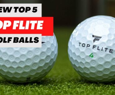 BEST TOP FLITE GOLF BALLS [2022] - 5 NEW FLITE GOLF BALLS - PREMIUM GOLF BALL KILLER
