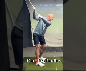 Split Hands Drill - STOP Early Extension #stackandtilt #golftec #gridlife #golf #optimotion #teeclaw