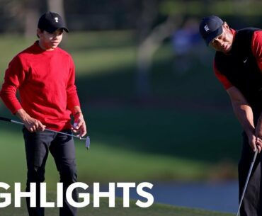 Tiger and Charlie Woods’ best shots from PNC Championship | 2022