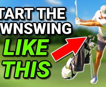 GOLF: Start The Downswing Like This To Hit Great Iron Shots