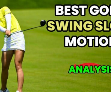 LYDIA KO GOLF SWING ANALYSIS - BEST GOLF SWING SLOW MOTION -  GOLF ANALYSIS - IRON DRIVER