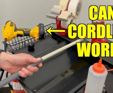 Regripping Golf Clubs with New Cordless Tire Inflator