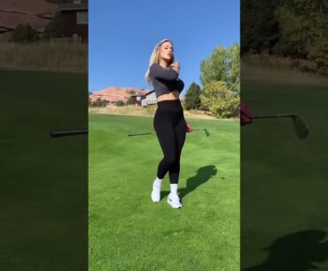 Play a hole with me! Par 4 playing 360 yards⛳️