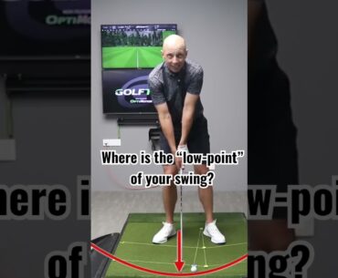 Where is the bottom of your swing arc? #golftec #stackandtilt #gridlife #golf #optimotion #skillest