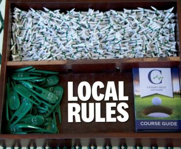 Rules of Golf Explained (2023): Local Rules