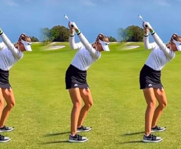 NELLY KORDA GOLF SWING - SLOW MOTION