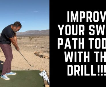 THE SWING PATH DRILL For Consistent & Powerful Golf Swings! [Learn The Drill & Play Better Today!]